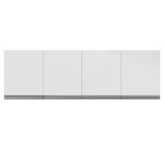 Imagem de Armário de Cozinha Aereo 4 portas 160cm Andréia cor Branco - AJL Móveis