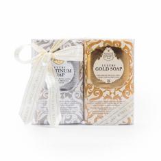 Imagem de Nesti Dante Kit Luxury Gold + Platinum 2 Sabonetes De 250G