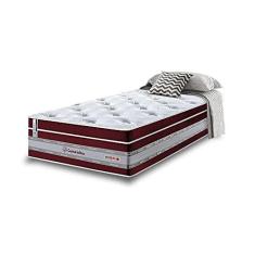 Imagem de Colchão Solteiro de Molas Ensacadas Cama Inbox Select Euro Soft 88x188x32 Vinho