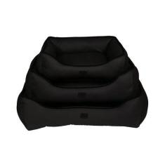 Imagem de Cama Urban Puppy Retangular Confort Sarja Lisa Chumbo Para Cães E Gato