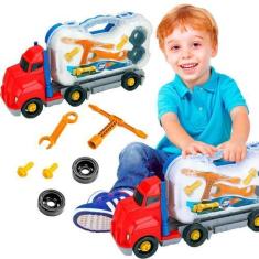 Imagem de Caminhão Pakitools Maleta Kit De Ferramentas 2 Em 1 - Paki Toys