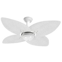Imagem de Ventilador de Teto Office Jet Aspen Venti-Delta Branco Rattan Branca 220V