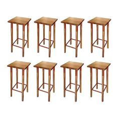 Imagem de KIT 8 BANQUETAS BISTRO INDUSTRIAL COLORS FERRO E MADEIRA MACIÇA - COBRE