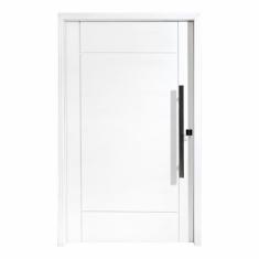 Imagem de Porta Pivotante Maciça 214x109cm Eucalipto Pm95 Clean Cruzeiro Portas Fundo Primer Branco
