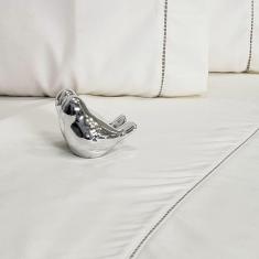 Imagem de Jogo De Lençol Queen 400 Fios 4 Peças Ponto Palito Casa Dona