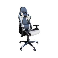 Imagem de Cadeira Gamer Escritório Giratória 2 Almofadas Home Office Ergonômica