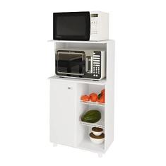 Imagem de Balcão Fruteira para Forno e Microondas com 1 Porta Multimóveis Cr20002 Branco