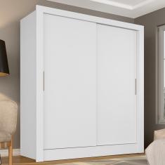 Imagem de Guarda Roupa Solteiro Paloma 2 Portas Branco - Moveis Arapongas