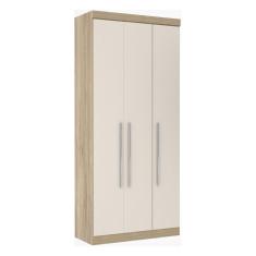 Imagem de Guarda Roupa 3 Portas 2 Gavetas Avelã Rústico Com Areia
