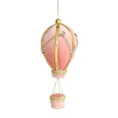 Imagem de Decorações de pingente de árvore de Natal, pingentes de balão de ar quente de Natal | Balão de ar quente árvore pingentes de natal enfeites de flanela criativo,Fontes de férias Pequenas decorações de