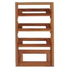 Imagem de Vitrô Capelinha Basculante de Madeira Imbuia Reto 45 x 1,60  Natural
