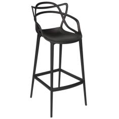 Imagem de Banqueta Allegra Alta Master Preta Cozinha Americana Balc o P