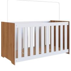 Imagem de Berço Com Mosquiteiro La001 Nogal Manchester Branco Comm Nogal Manchester Branco