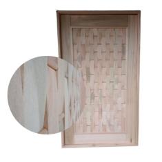 Imagem de Porta Pivotante Couro Eucalipto 2,13x1,17