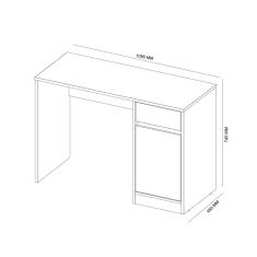 Imagem de Escrivaninha Com 1 Porta Morada 29600 Demóbile