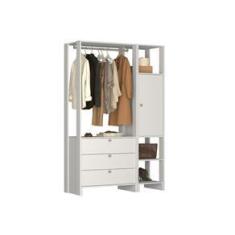Imagem de Estante Closet Yes com 1 Porta e 3 Gavetas - 