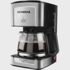 Imagem de Cafeteira Elétrica Mondial Dolce Arome Inox 550W 110 60Hz Preto