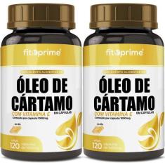 Imagem de Kit 2 Óleo De Cártamo Com Vitamina E 120 Cápsulas 1000Mg Fitoprime