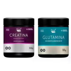 Imagem de Kit Creatina 300G - 100% Pura E Glutamina 300G - Eleve Life + E-Book