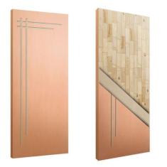 Imagem de Porta Sólida Friso 06 HDF Pinus - JB Paes