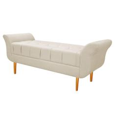 Imagem de Recamier Estofado Ari 195 Cm King Size Corano Bege Adj Decor