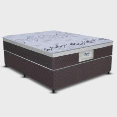 Imagem de Cama box + Colchão Manhattan casal padrão - Molas Ensacadas - 138x188