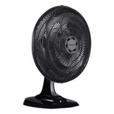 Imagem de Ventilador de Mesa Preto Turbo 50cm 6 Pás Oscilante Ventisol