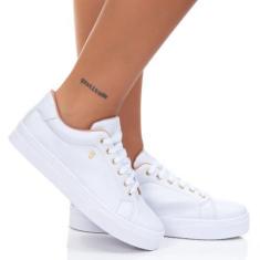 Imagem de Tenis Infantil e Adulto Feminino Casual Escolar Estilo Shoes, Branco, 