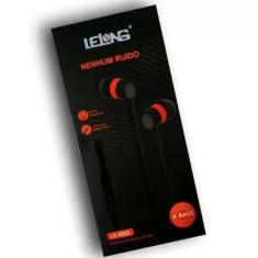 Imagem de Fone de Ouvido X-BASS com Fio Sem Ruidos com Microfone Lelong LE-0201,