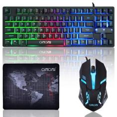Imagem de Combinação de teclado e mouse para jogos CHONCHOW 87 teclas TKL RGB