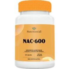 Imagem de Nac-600 N-acetil L-cisteína - Nutritionall (60 Cápsulas)