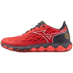 Imagem de Mizuno Tênis masculino Wave Enforce Tour Ac, Vermelho radiante - branco, 38