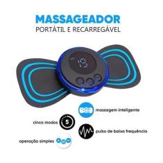 Imagem de Massageador Portátil Recarregável Dor Pescoço Coluna Pernas - Utimix