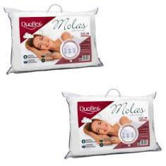 Imagem de Kit de 2 Travesseiros com Molas e Gomos Massageadores - Duoflex