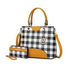 Imagem de Bolsa MKF Collection Gabriella Checkers com carteira - MKF Collection 