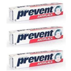 Imagem de Prevent Anti Placa Creme Dental 90g (Kit C/03)