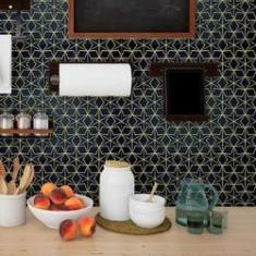 Imagem de Papel De Parede Adesivo Geométrico N013030 Rolo 0,58X3M