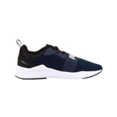 Imagem de Tênis Puma Masculino Wired Run Branco/Marinho-Masculino