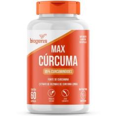 Imagem de BIOGENS MAX CURCUMA 95% CURCUMINOIDES 60 CAPS