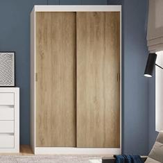 Imagem de Guarda Roupa Solteiro 2 Portas 2 Gav Branco Carraro