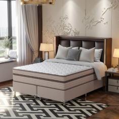 Imagem de Cama Box King 193X203x63cm Molas Ensacadas Sonhare Montreal