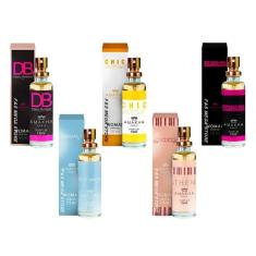 Imagem de Kit 5 Perfumes Feminino Amakha Paris Db Elegance Chic Athena