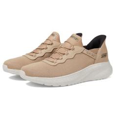 Imagem de Skechers Tênis masculino Bobs Squad Chaos-Daily Hype sem cadarço, Bronzeado, 42