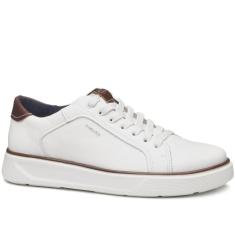 Imagem de Tênis Casual Pegada Masculino em Couro Branco 110931-01-Masculino