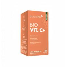 Imagem de Bio Vit C+ Puravida - 60 Cápsulas - Vitamina C, Sem Sabor