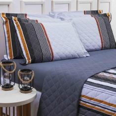 Imagem de Jogo De Cama Casal 180 Fios Estampado - Andreza Vicenzo - Andreza Enxo
