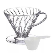 Imagem de Coador Hario V60 - Tamanho 02 - Transparente (Acrílico)