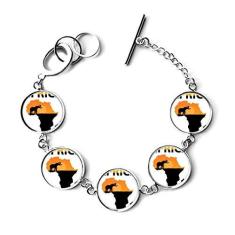 Imagem de DIYthinker Pulseira de elefante Savanna com mapa da África