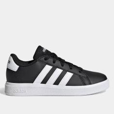 Imagem de TENIS ADIDAS GRAND COURT 2.0 JUVENIL PRETO E BRANCO 26-Unissex