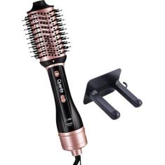Imagem de Escova Secadora Quanta 2 em 1 QTES6001 Bivolt - Preto/Rosa